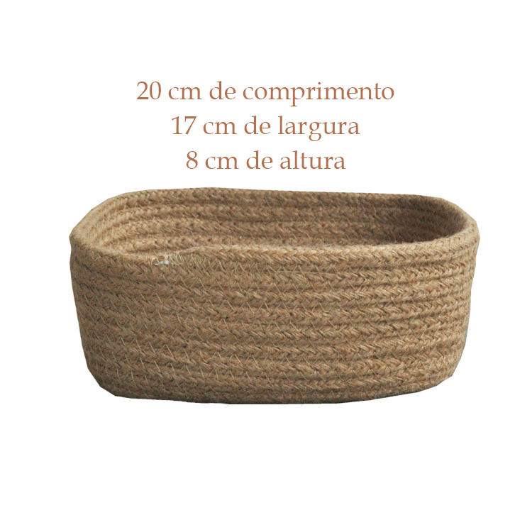 Cestos Organizadores de Cordas Naturais