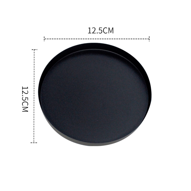 Bandeja Decorativa Redonda de Metal