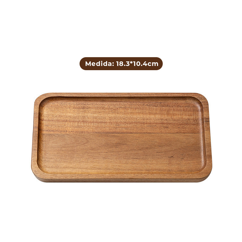 Bandeja de Madeira Oval e Retangular