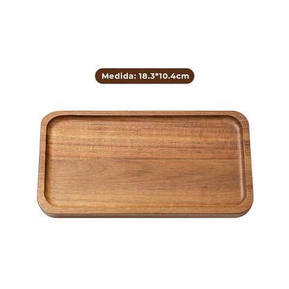 Bandeja de Madeira Oval e Retangular