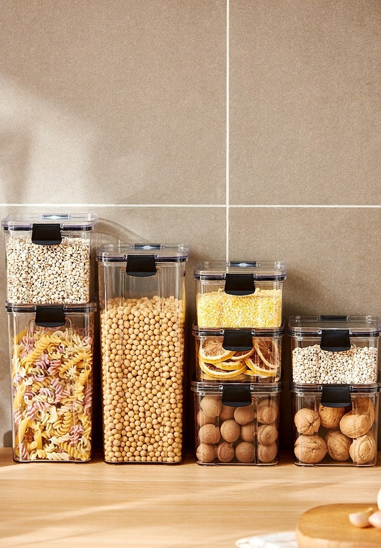 Kit de Potes Herméticos Empilháveis