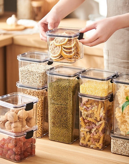 Kit de Potes Herméticos Empilháveis