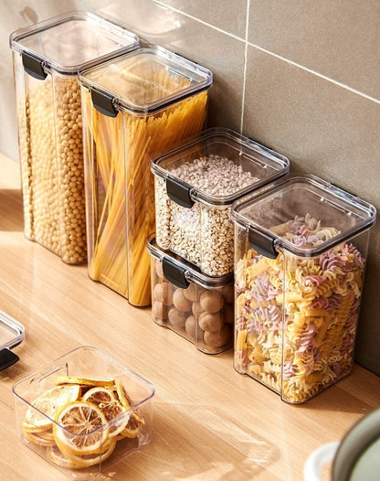 Kit de Potes Herméticos Empilháveis