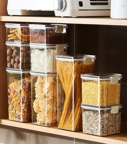 Kit de Potes Herméticos Empilháveis