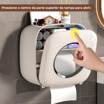 Dispenser de Papel Higiênico de Parede