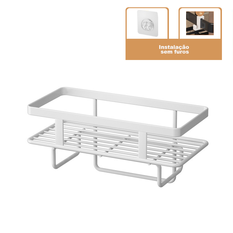 Prateleira de Banheiro Sem Furos
