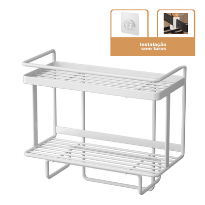 Prateleira de Banheiro Sem Furos