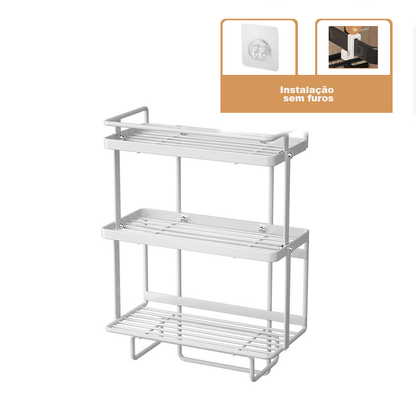 Prateleira de Banheiro Sem Furos