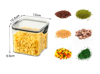 Potes Herméticos Transparentes Para Grãos e Cereais