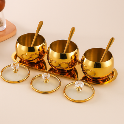 Porta Temperos em Aço Inox