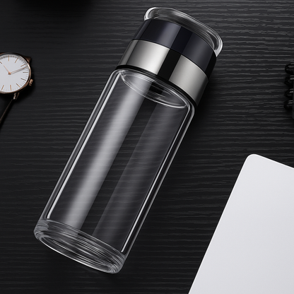 Garrafa de Vidro com Infusor