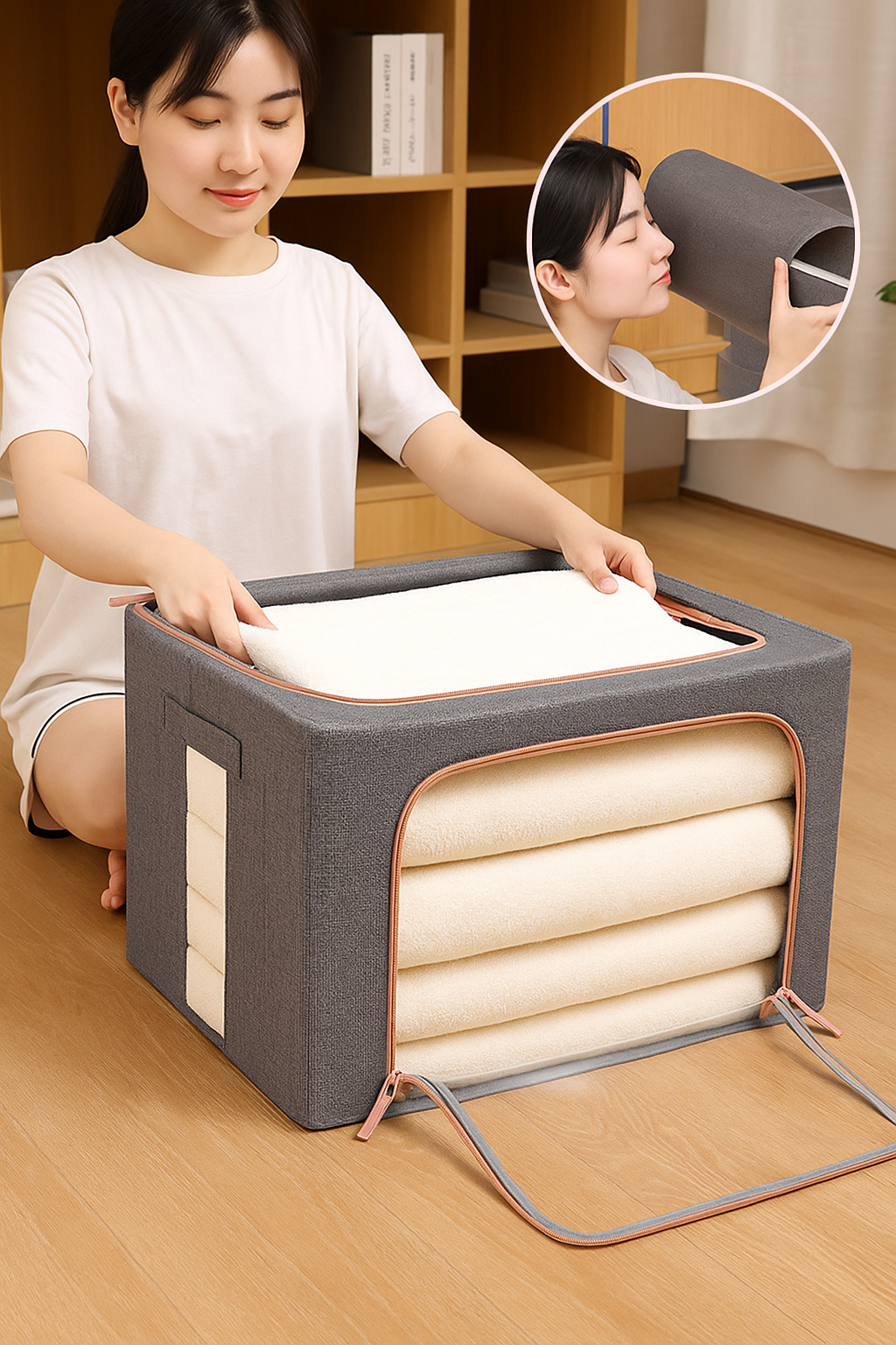 Caixa Organizadora de Tecido