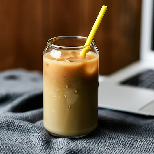 Copo de Vidro Estilo Lata