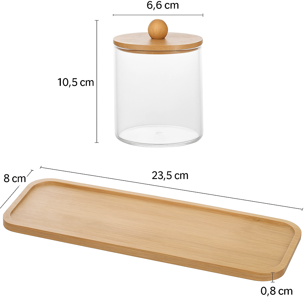 Kit de Organizadores em Acrílico