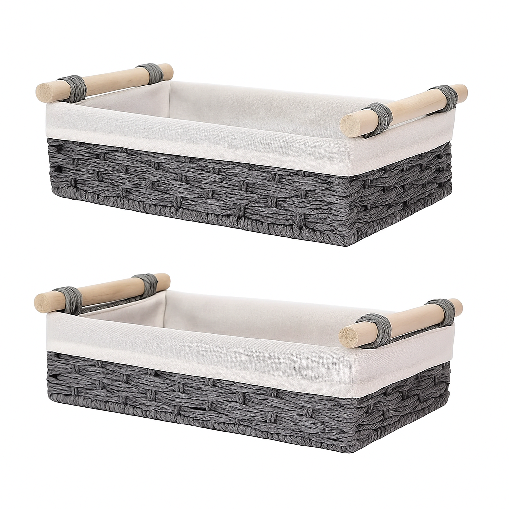 Cestas Organizadoras de Fibra Natural