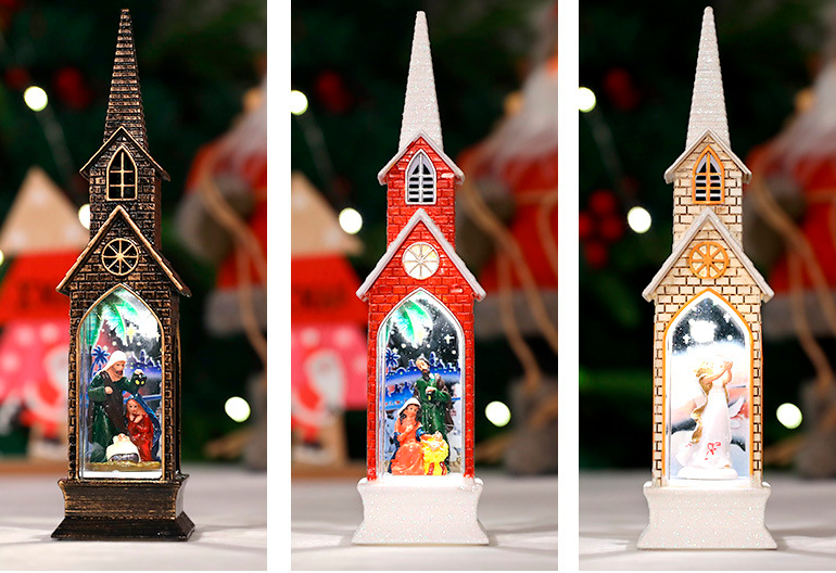 Lanterna Igreja Iluminada