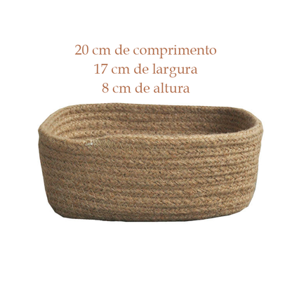 Cestos Organizadores de Cordas Naturais