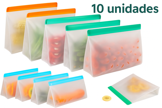 Saco Reutilizável de Silicone
